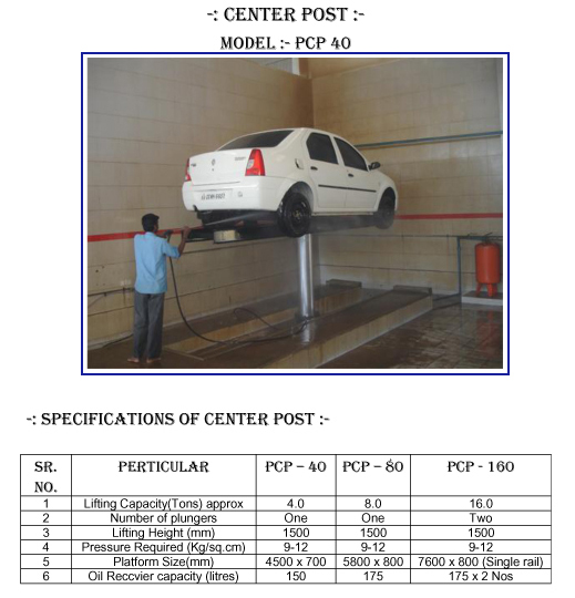 SINGLE LIFT