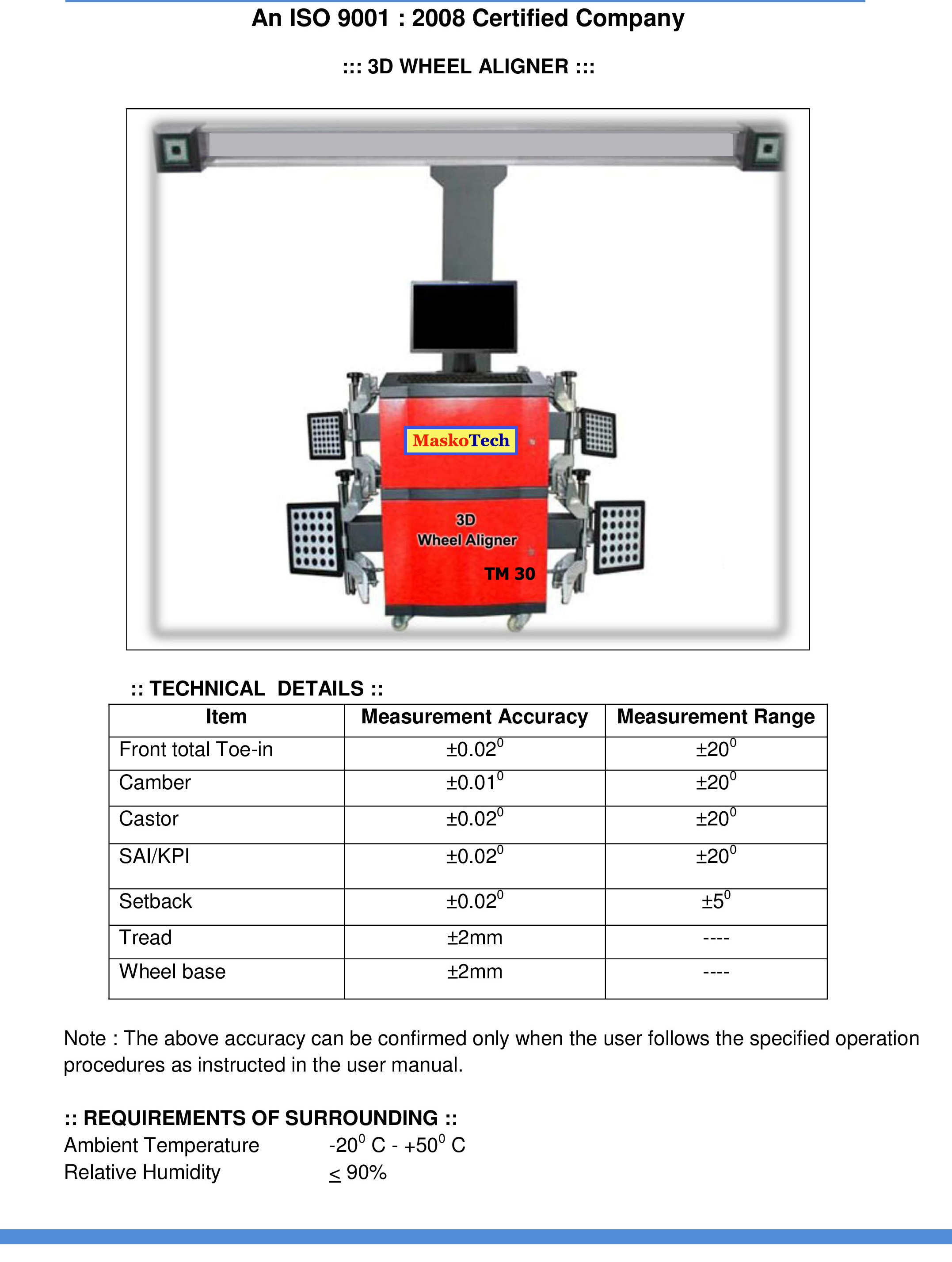 WHEEL ALIGNER